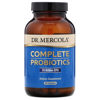 Dr. Mercola Комплексные пробиотики, 70 млрд КОЕ, 90 капсул