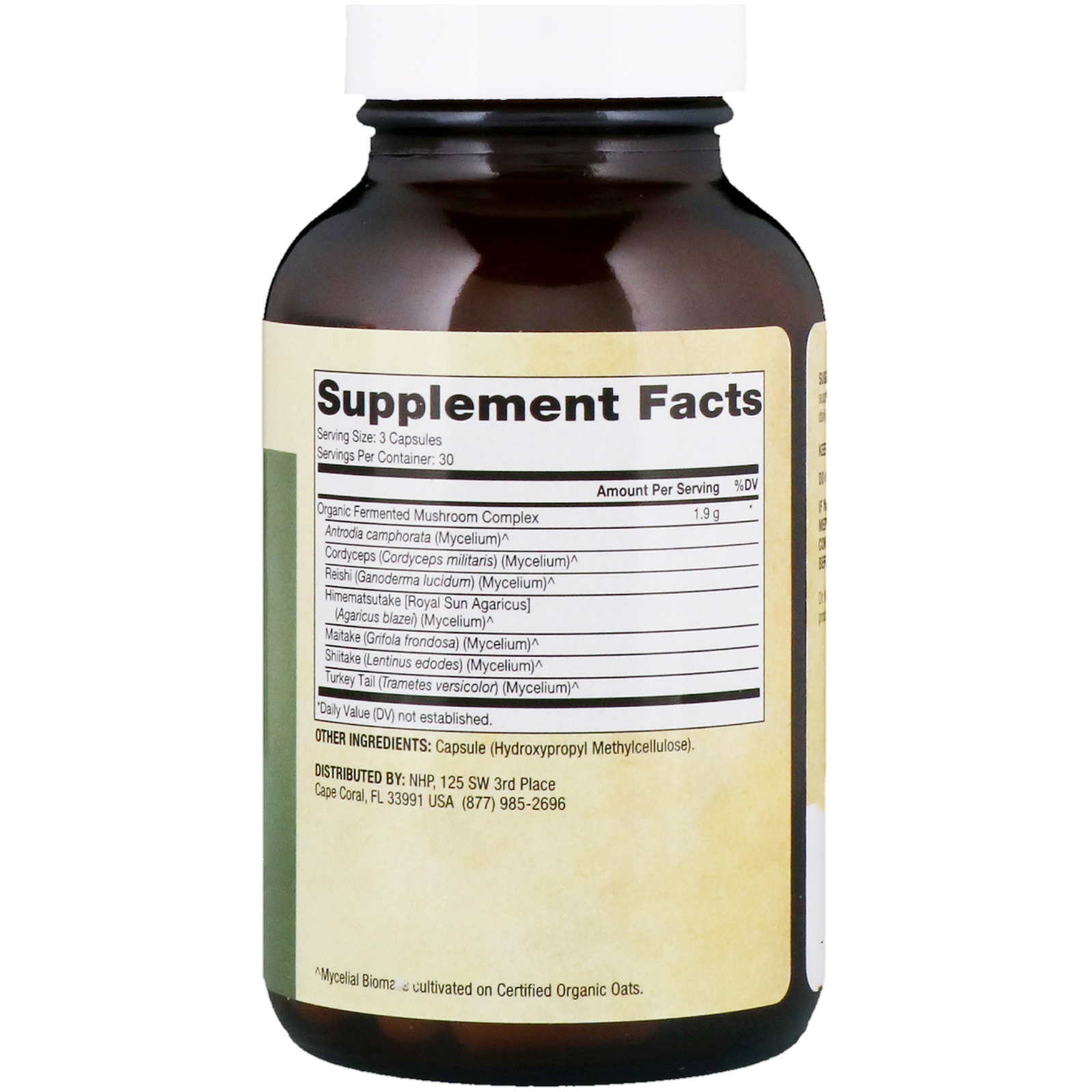 Dr. Mercola, Fermented Mushroom Complex, 90 Capsules - iHerb.com