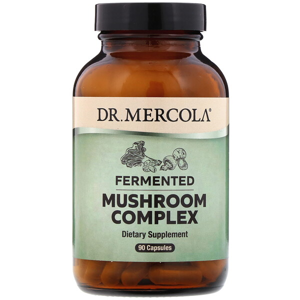 Dr. Mercola, Комплекс ферментированных грибов, 90 капсул