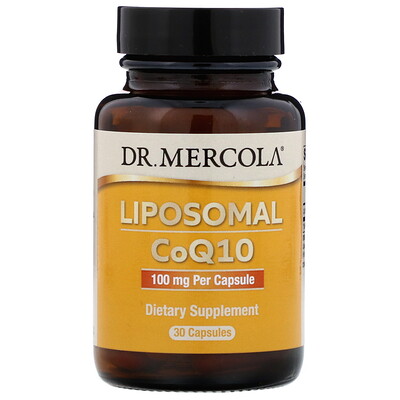 Dr. Mercola липосомальный коэнзим Q10, 100 мг, 30 капсул
