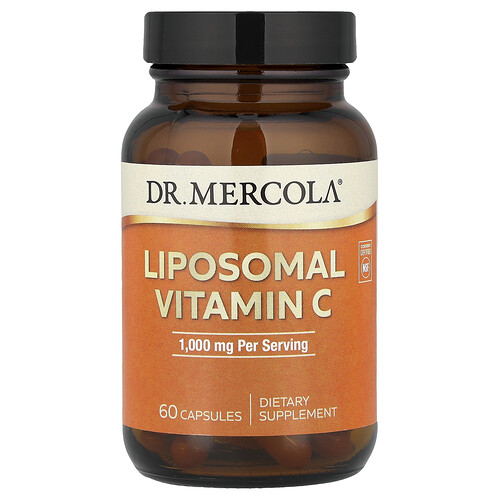 Dr. Mercola, Liposomal Vitamin C, 1,000 mg, 60 Capsules (500 mg per Capsule)