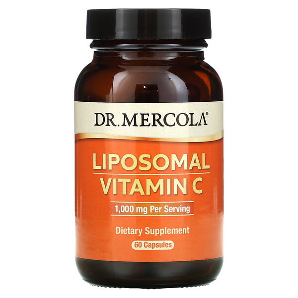 Dr. Mercola, Liposomal Vitamin C, 500 mg, 60 Capsules