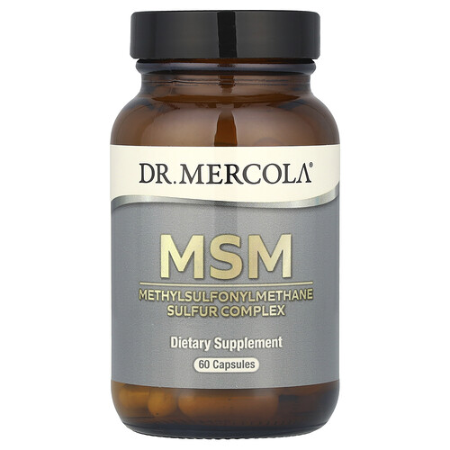 Dr. Mercola МСМ комплекс метилсульфонилметана и серы 60 капсул