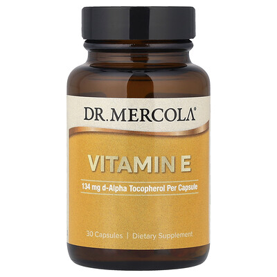 Product Image for Dr. Mercola, Vitamin E, 30 Capsules