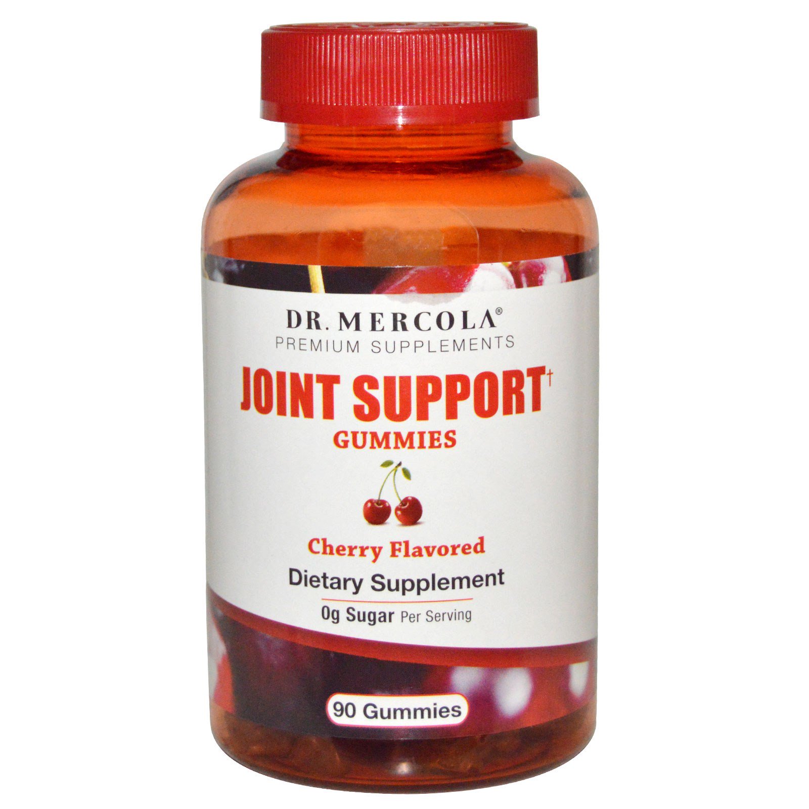 Dr. Mercola, Premium Supplements, Joint Support Gummies, Cherry