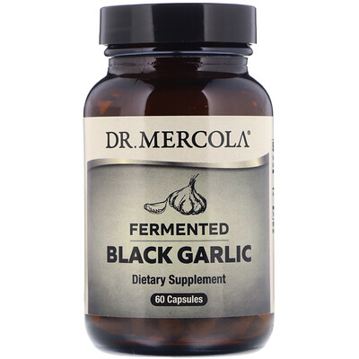 Dr. Mercola ферментированный черный чеснок, 60 капсул