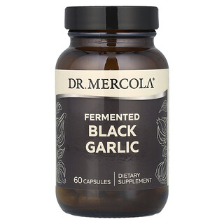 Dr. Mercola, ферментированный черный чеснок, 60 капсул