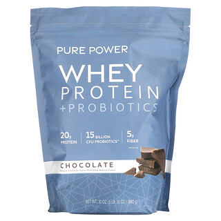 Dr. Mercola, Pure Power, Whey Protein + Probiotics, 880 g (1 lb 15 oz)
