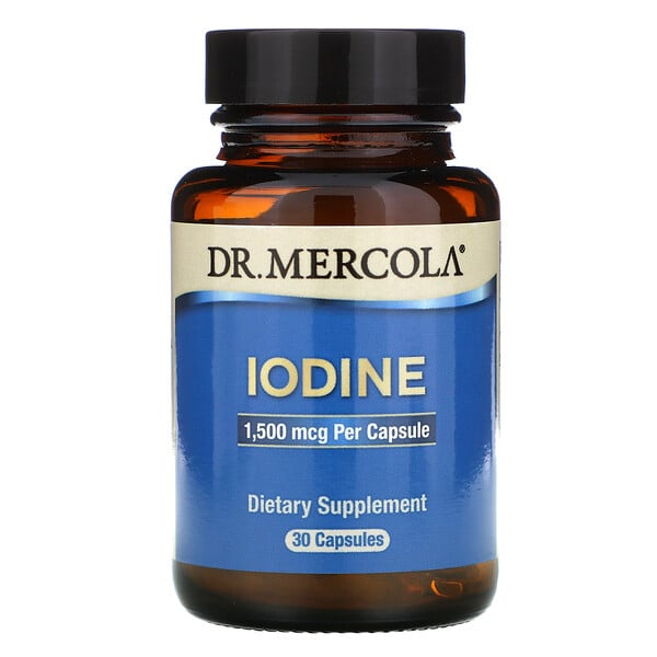 Iodine, 1.5 mg, 30 Capsules