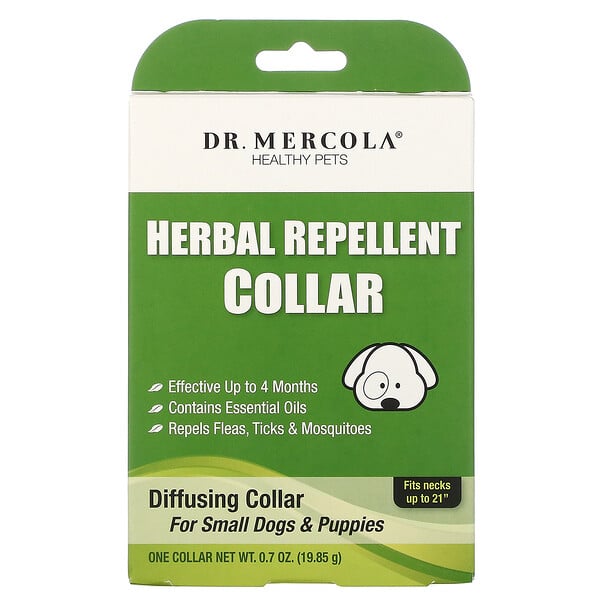 Herbal Repellent Collar, For Small Dogs & Puppies, One Collar, 0.7 oz (19.85 g)