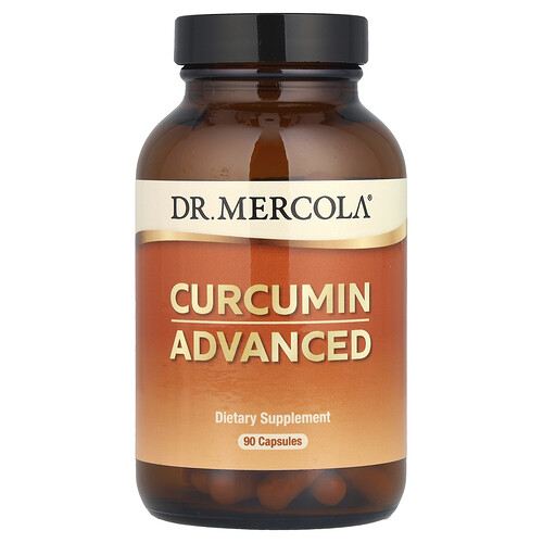 Dr. Mercola, Curcumin Advanced, 90 kapslar (500 mg per kapsel)
