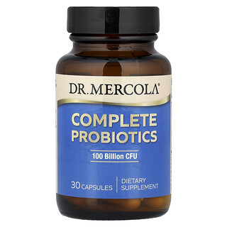 Dr. Mercola, Kompletné probiotiká, 100 miliárd CFU, 30 kapsúl