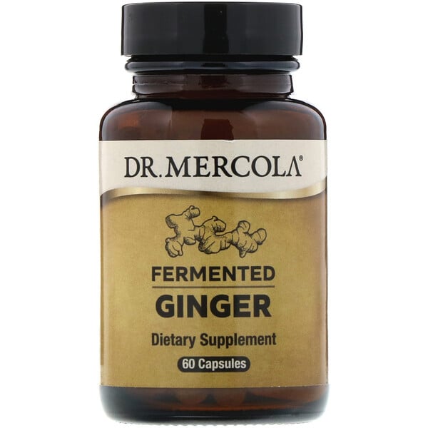 Dr. Mercola, fermentierter Ingwer, 60 Kapseln