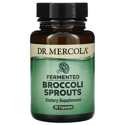 Dr. Mercola Ферментированные ростки брокколи, 30 капсул