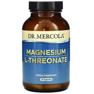 Dr. Mercola, 마그네슘 L-트레오네이트, 캡슐 90정