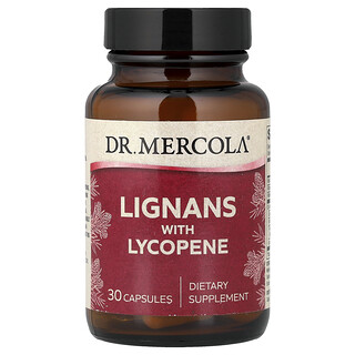 Dr. Mercola, Lignanos con licopeno`` 30 cápsulas