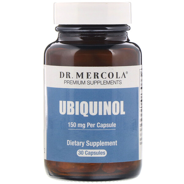 Dr. Mercola, Ubiquinol, 150 mg, 30 Capsules iHerb