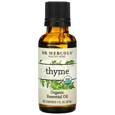 Dr. Mercola Organic Essential Oil Thyme 1 fl oz (30 ml)