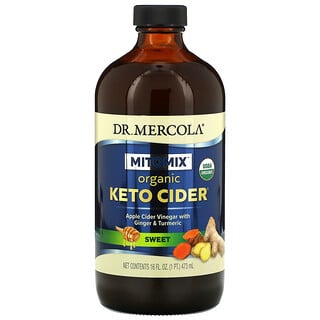 Dr. Mercola, Mitomix, 유기농 Keto Cider, 스위트, 473ml(16fl oz)