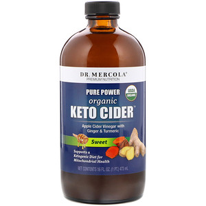ДР. Меркола, Pure Power, Organic Keto Cider Vinegar, Sweet, 16 oz (473 ml) отзывы покупателей