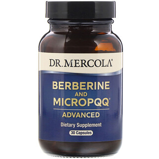 Dr. Mercola, Berberine and MicroPQQ Advanced（ベルベリントマイクロPQQアドバンスド）、30カプセル