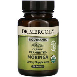 Отзывы о ДР. Меркола, Biodynamic, Organic Fermented Moringa, 90 Tablets