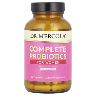 Dr. Mercola, Kompletné probiotiká pre ženy, 70 miliárd CFU, 90 kapsúl