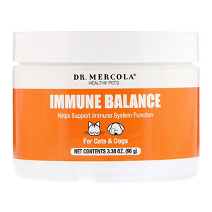 Отзывы о ДР. Меркола, Healthy Pets, Immune Balance, For Cats & Dogs, 3.38 oz (96 g)
