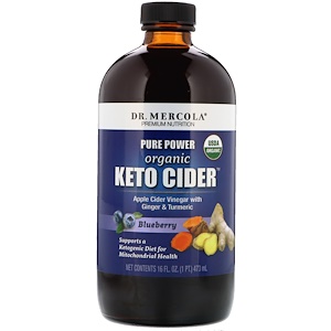 Отзывы о ДР. Меркола, Organic Keto Cider, Blueberry, 16 oz (473 ml)