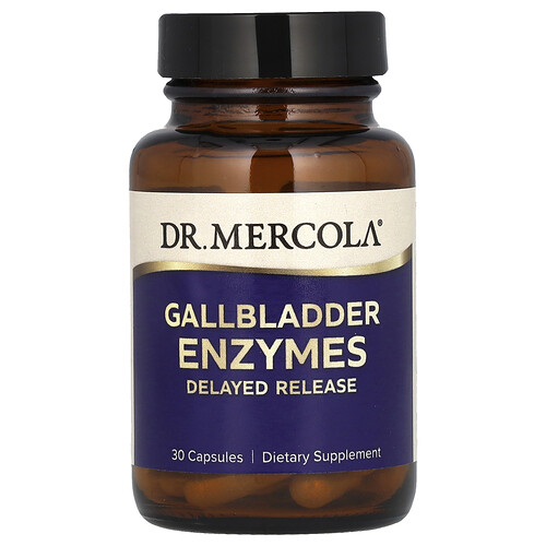 닥터 멀코라 Dr. Mercola, 담낭 효소, 캡슐 30개