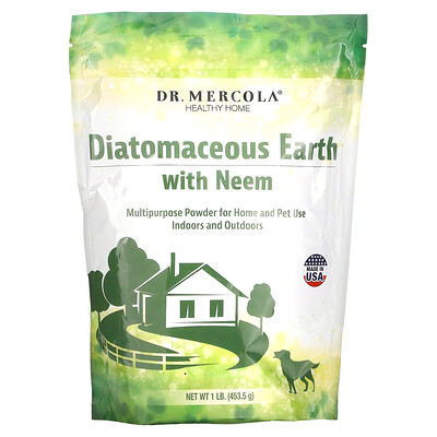 

Dr. Mercola, Diatomaceous Earth with Neem, 1 lb (453.5 g)