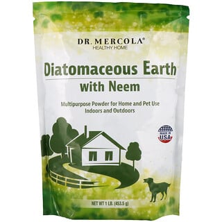 Dr. Mercola, 矽藻土加印楝，1 磅（453.5 克）
