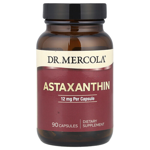 Dr. Mercola Dr. Mercola, Astaxanthin, 12 mg, 90 Capsules