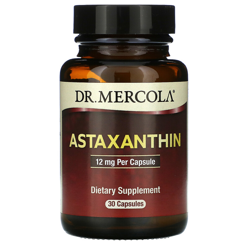 Dr. Mercola, Astaxanthin, 12 mg, 30 Capsules iHerb