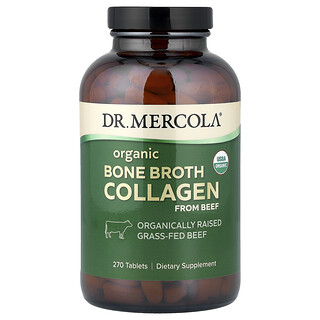 Dr. Mercola, Colagen din supă de oase organică de vită, 270 de comprimate
