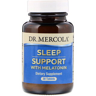 Dr. Mercola, مهدئ يساعد على النوم مع ميلاتونين، 30 قرص