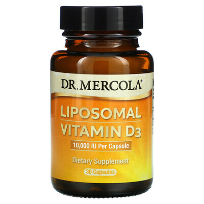 Dr. Mercola Липосомальный витамин D3 10 000 МЕ 30 капсул