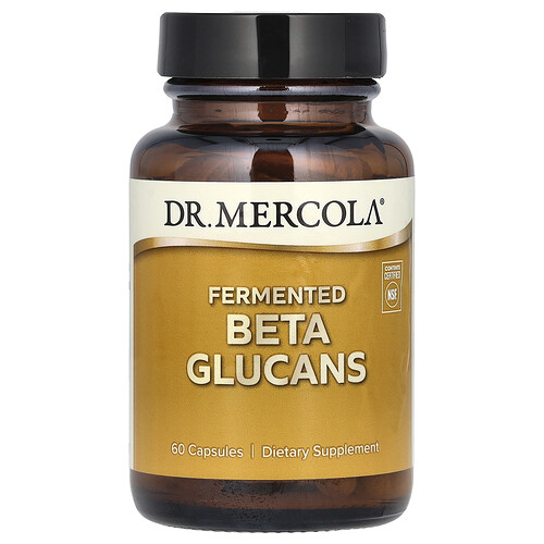 닥터 멀코라 Dr. Mercola, 발효 베타 글루칸, 캡슐 60개
