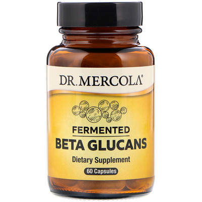 Dr. Mercola Ферментированные бета-глюканы, 60 капсул