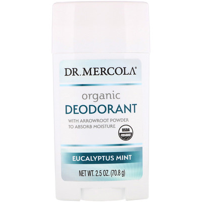 

Dr. Mercola Органический дезодорант, эвкалипт и мята, 2,5 унц. (70,8 г)