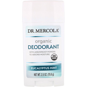ДР. Меркола, Organic Deodorant, Eucalyptus Mint, 2.5 (70.8 g) отзывы