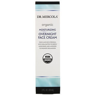 Dr. Mercola, Organic Moisturizing Overnight Face Cream, 2 fl oz (59 ml)