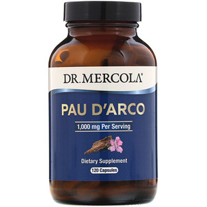 ДР. Меркола, Pau D'Arco, 1,000 mg, 120 Capsules отзывы покупателей