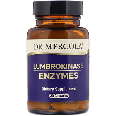 Dr. Mercola Lumbrokinase Enzymes, 30 Capsules