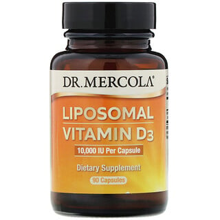 Dr. Mercola, Liposomal Vitamin D3 , 10,000 IU, 90 Capsules
