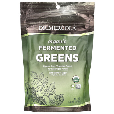 Photos - Other Sports Nutrition Organic Dr. Mercola,  Fermented Greens, 9.5 oz  MCL-03204 (270 g)