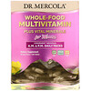 Dr. Mercola, Suplemento multivitamínico a base de alimentos integrales más minerales vitales para mujeres, Para la mañana y la noche, Sobres diarios, 30 sobres dobles