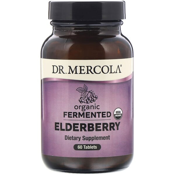 Dr. Mercola, Organic Fermented Elderberry, 60 Tablets