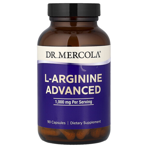 Dr. Mercola, L-Arginine Advanced, verbessertes L-Arginin, 90 Kapseln (333 mg pro Kapsel)