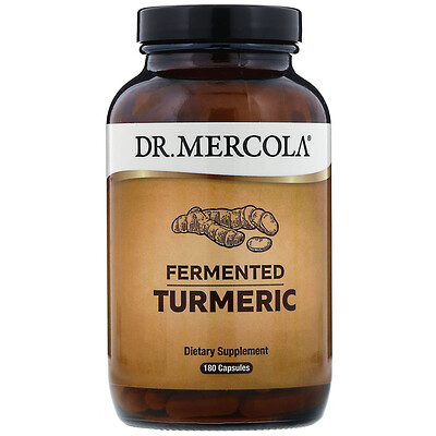 Dr. Mercola Ферментированная куркума, 180 капсул
